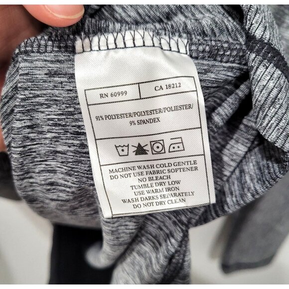 Men's Antigua Allegion Heather Gray & Black 1/4 Zip Pullover Jacket Size L - Picture 6 of 10